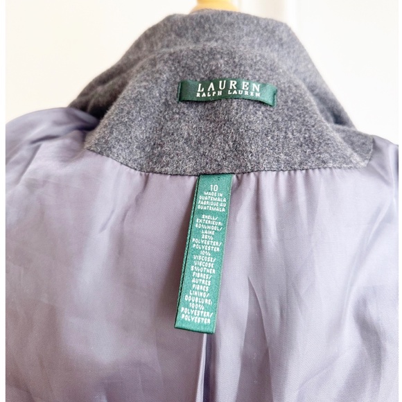 Ralph Lauren Women's Peacoat/Blazer/Jacket/Coat Gray Size US 10 - Picture 9 of 13